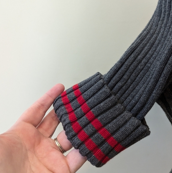 Vintage Abercrombie &Fitch Ribbed Turtleneck Sweater Y2K Preppy - Picture 5 of 11